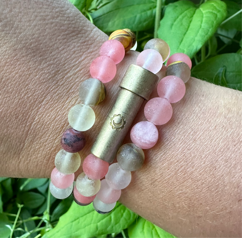 Strawberry Kisses | Strawberry Quartz Intention Bracelet