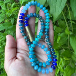 Blue Ombré Wishful Intention Necklace