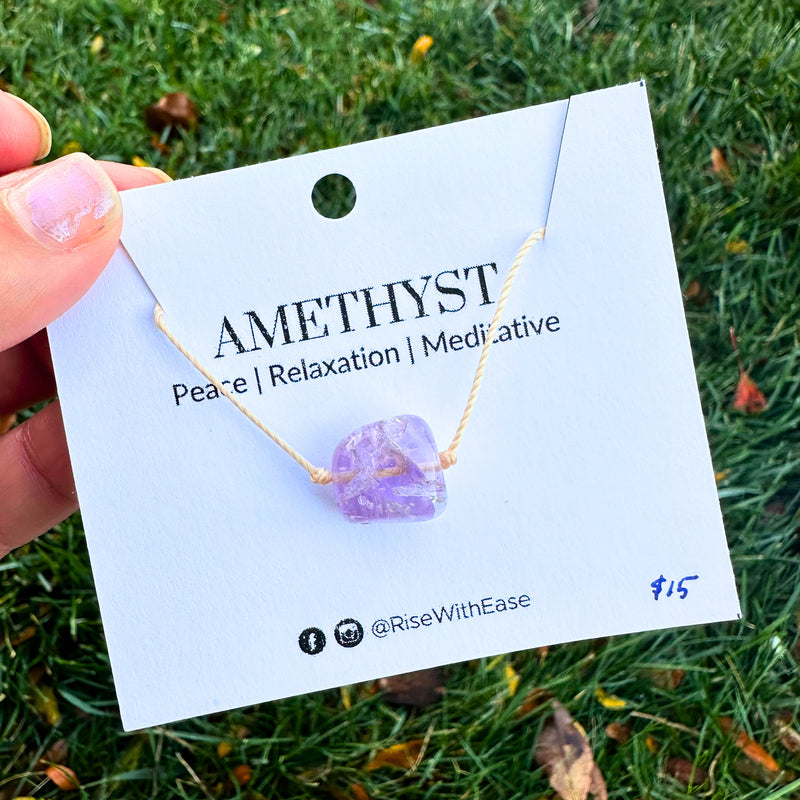 Peaceful Spirit | Amethyst Adjustable Necklace