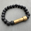 Cleansing | Black Lava Rock Intention Bracelet